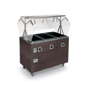 175-T3893546 46" Hot Food Table w/ (3) Wells & Enclosed Base, 120v
