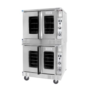 451-MCOGS20SNG Master Double Full Size Natural Gas Convection Oven - 120,000 BTU 