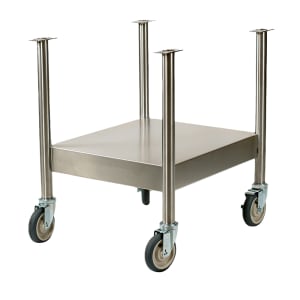 087-AT2A30311 24" x 22 3/4" Mobile Equipment Stand for Griddles, Undershelf