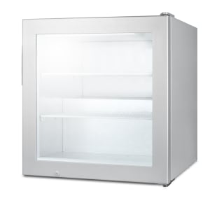 162-SCFU386FROST 24" Countertop Freezer w/ Front Access - Swing Glass Door, Gray, 115v