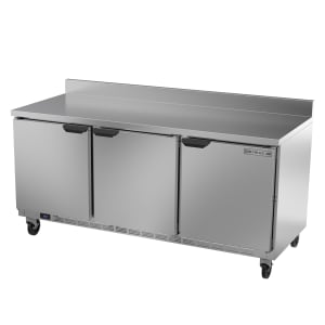 118-WTR72AHCFIP 72" Worktop Refrigerator w/ (3) Section, 115v