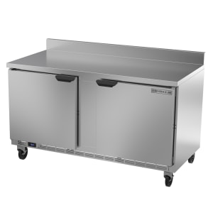 118-WTR60AHCFIP 60" Worktop Refrigerator w/ (2) Section, 115v