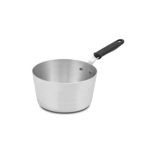 175-682145 4 1/2 qt Wear-Ever® Aluminum Tapered Saucepan w/ Hollow Silicone Handle
