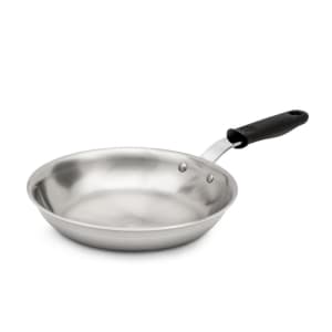 175-692110 10" Tribute® Stainless Steel Frying Pan w/ Hollow Silicone Handle - Induction Ready