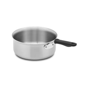 175-702125 2 1/2 qt Tribute® Aluminum Saucepan w/ Hollow Silicone Handle - Induction Ready