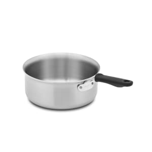 175-702145 4 1/2 qt Tribute® Aluminum Saucepan w/ Hollow Silicone Handle - Induction Ready
