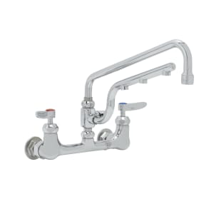 064-B0231U12CR Splash Mount Faucet - 12" Swing Spout, 10 3/8" Spray Arm