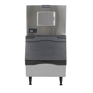 044-C0330SA1AB330P 400 lb Prodigy ELITE® Half Cube Ice Machine w/ Bin - 344 lb Storage, Air Coole...