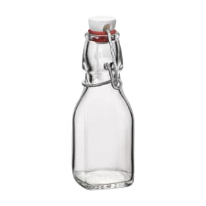 706-4953Q810 5 oz Swing Top Bottle - Glass, Clear