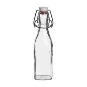 706-4953Q514 8 1/2 oz Swing Top Bottle - Glass, Clear