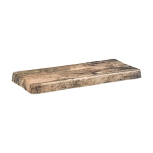 706-7044DD074 Eectangular Barn Wood Display Riser - 18"L x 8 1/2"W x 1"H - Melamine, Brown
