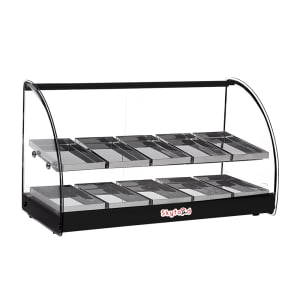 248-FWD230BL Heated Display Case - (2) Shelves, 120v