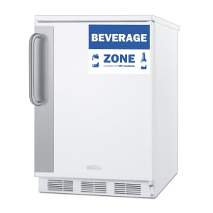 162-FF6W7BZ 24" W Undercounter Refrigerator w/ (1) Section & (1) Door, 115v