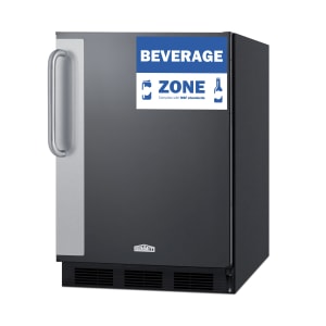 162-FF6BK7BZ 24 W Undercounter Refrigerator w/ (1) Section & (1) Door, 115v