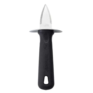 229-10975 1 3/4" Oyster Knife w/ Ergonomic Soft Grip Handle, Black