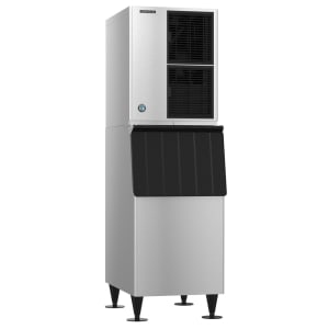 440-KM350MAJB300SF 489 lb Crescent Cube Ice Machine w/ Bin - 300 lb Storage, Air Cooled, 115v
