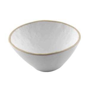 229-10965 13 oz Irregular Melamine Europa Collection™ Bowl - White