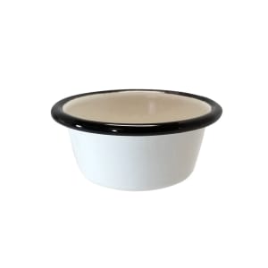 229-11044 4 oz Enamelware Collection™ Ramekin - Porcelain, White