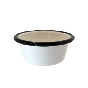 229-11046 5 oz Enamelware Collection™ Ramekin - Porcelain, White