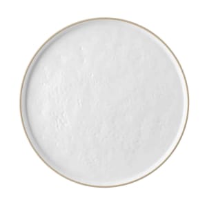 229-123517W 14" Round Europa Collection™ Serving Platter - Melamine, White