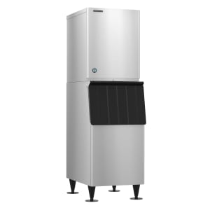 440-KM520MWJB300SF 474 lb KM Series Crescent Cube Ice Machine w/ Bin - 300 lb Storage, Water Cooled, 115v