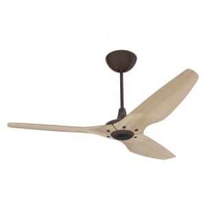541-HK405240601A471F 60" Haiku Ceiling Fan Kit w/ 20" Downrod, Natural Bamboo Airfoils/Bronze Motor