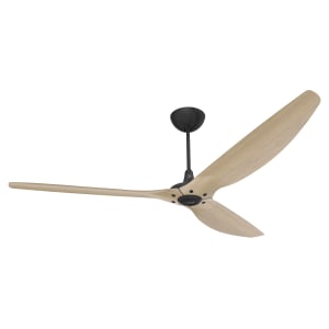 541-HK407180601A258F 84" Haiku Ceiling Fan Kit w/ 20" Downrod, Natural Bamboo Airfoils/Black Motor