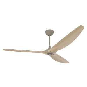 541-HK407180601A470F 84" Haiku Ceiling Fan Kit w/ 20" Downrod, Natural Bamboo Airfoils/Nickel Motor