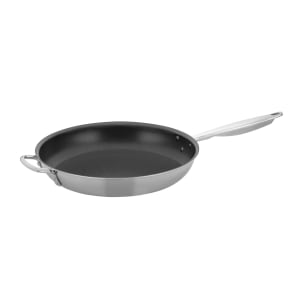 080-TGFP14NS 14" Non Stick Steel Frying Pan w/ Solid Metal Handle