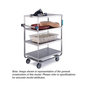 121-563 Queen Mary Cart - 6 Levels, 700 lb. Capacity, Stainless, Raised Edges