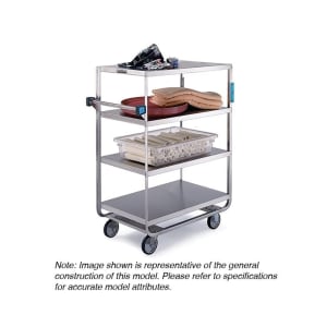 121-562 Queen Mary Cart - 6 Levels, 700 lb. Capacity, Stainless, Flat Edges
