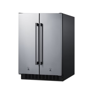 162-FFRF24SS 3.78 cu ft Undercounter Refrigerator & Freezer w/ Solid Doors - Stainless, 115v