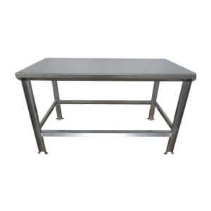 335-SSL100136X24 36" 11 ga Work Table w/ 304 Series Stainless Flat Top