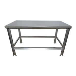 335-SSL100136X36 36" 11 ga Work Table w/ 304 Series Stainless Flat Top