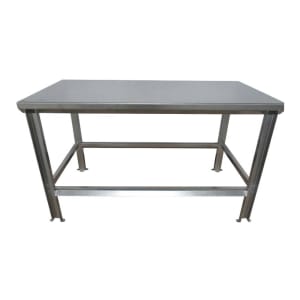 335-SSL100136X30 36" 11 ga Work Table w/ 304 Series Stainless Flat Top