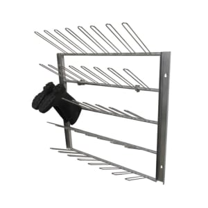 335-SSL1075 42 3/4" Wall Mount Boot Rack, Stainless Steel