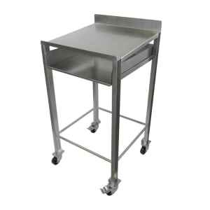 335-SSL1105 Mobile Shop Desk - 24"W x 24"D x 42 1/2"H, Stainless Steel