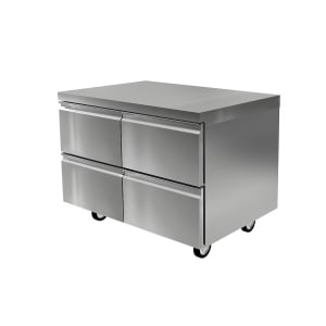 032-STD4448NP 48" Worktop Refrigerator w/ (2) Sections & (4) Drawers, 115v