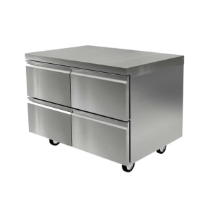 Delfield D4448NP 48&quot;W Undercounter Refrigerator w/ (2) Sections &amp; (4) Drawers, 115v