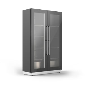 644-A1MBRTVPUN 48" Two Section Wine Cooler w/ (2) Zones - 168 Bottle Capacity, 115v