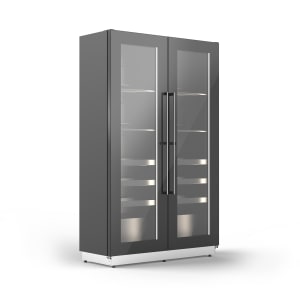 644-A1MBRMVPUN 48" Two Section Wine Cooler w/ (2) Zones - 132 Bottle Capacity, 115v