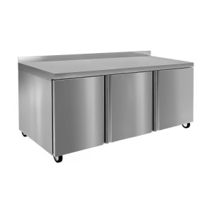 032-ST4472NP 72"W Worktop Refrigerator w/ (3) Sections & (3) Doors, 115v