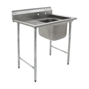 241-41416124L 44 7/8" 1 Compartment Sink w/ 16"L x 20"W Bowl, 13 1/2" Deep