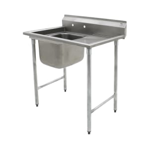 241-41416124R 44 7/8" 1 Compartment Sink w/ 16"L x 20"W Bowl, 13 1/2" Deep