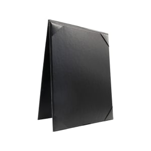 287-TENT8511 Double Sided Tabletop Menu Tent - 8 1/2" x 11", Black