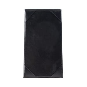 287-TENT48 Double Sided Tabletop Menu Tent - 4" x 8", Black