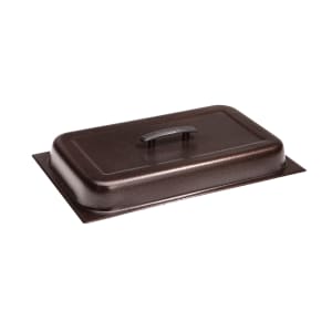 637-70112 Rectangular Chafer Dome Cover - Steel, Copper Vein