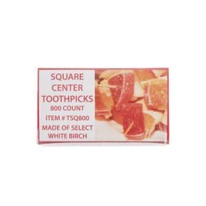 285-TSQ800 Square Wood Hotel Toothpick
