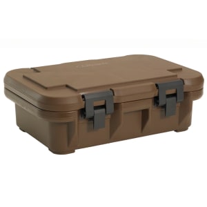 144-UPCS140131 SSeries Ultra Pan Carriers® Insulated Food Carrier - 12 3/10 qt w/ (1) Pan Capacity, Brown