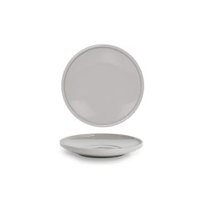 872-DAP092GYP23 6" Round Bevel™ Plate - Porcelain, Stone